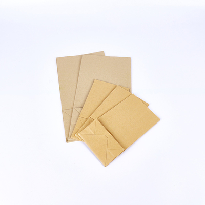 Disposable High Quality Packaging Printing Kraft Paper Bag Coffee Without Handle